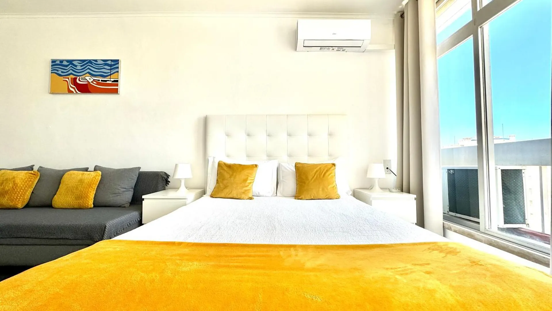 Praia Da Rocha, 808 Tarik, Lovely Studio, Sea View, Air Conditioning, Free Wi-Fi, By Ig Portimão