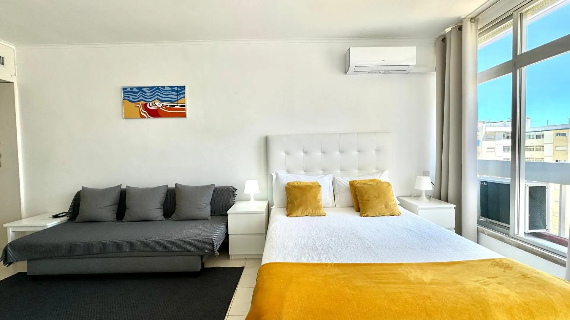 Praia Da Rocha, 808 Tarik, Lovely Studio, Sea View, Air Conditioning, Free Wi-Fi, By Ig Portimao 0*,  Portugal